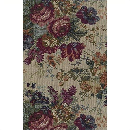 Pemberly Row Tapestry Full Size Futon Cover in Rose Boquet -8