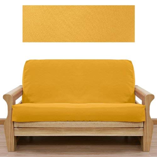 Ultra Suede Gold Yellow Futon Cover Full 643