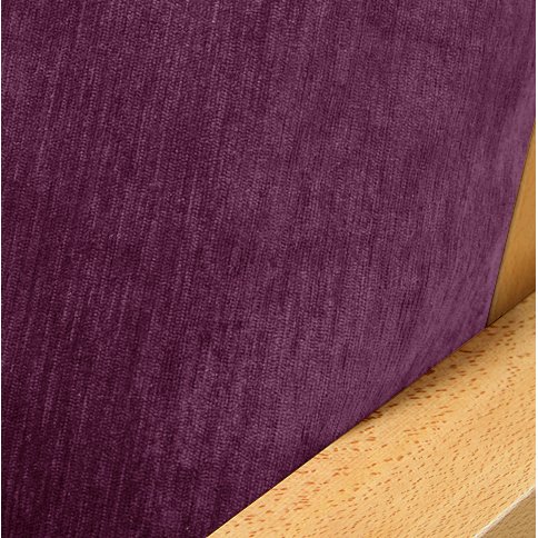 Chenille Plum Fitted Mattress Cover Twin 247