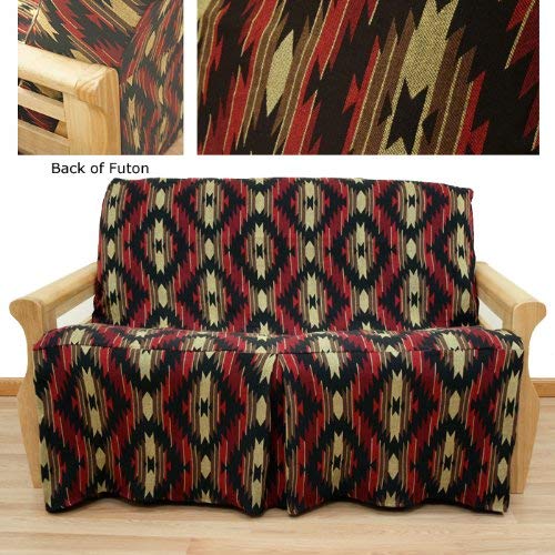 Chevron Skirted Futon Slipcover Full Size 629