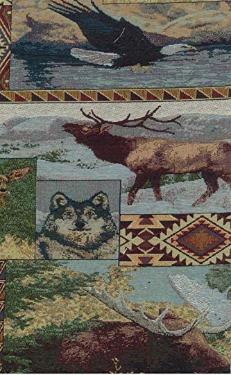 Blazing Needles Tapestry Full Size Futon Cover in The Wild North - 8