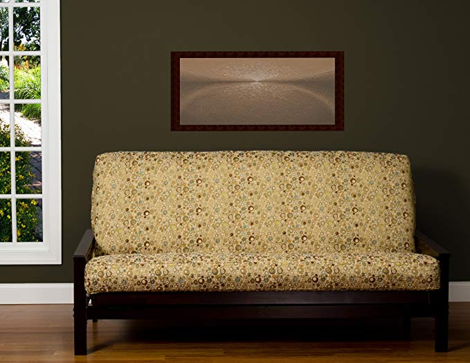 SIS Cover Marble Futon Cover Fabric (Removable futon cover fabric only. Futon frame and futon mattress sold separately) -Ottoman